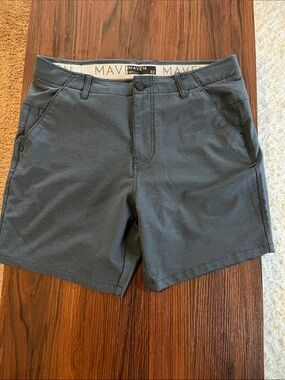 Men's Flat Front Shorts - Slate Gray